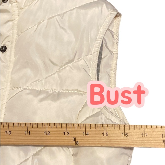 Chic Women's White Puffer Vest by TRAFALIC  ZARA - Picture 7 of 9